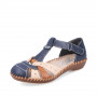 Rieker M1655-14 - Slipper (blau)