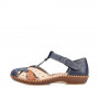 Rieker M1655-14 - Slipper (blau)