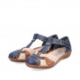 Rieker M1655-14 - Slipper (blau)