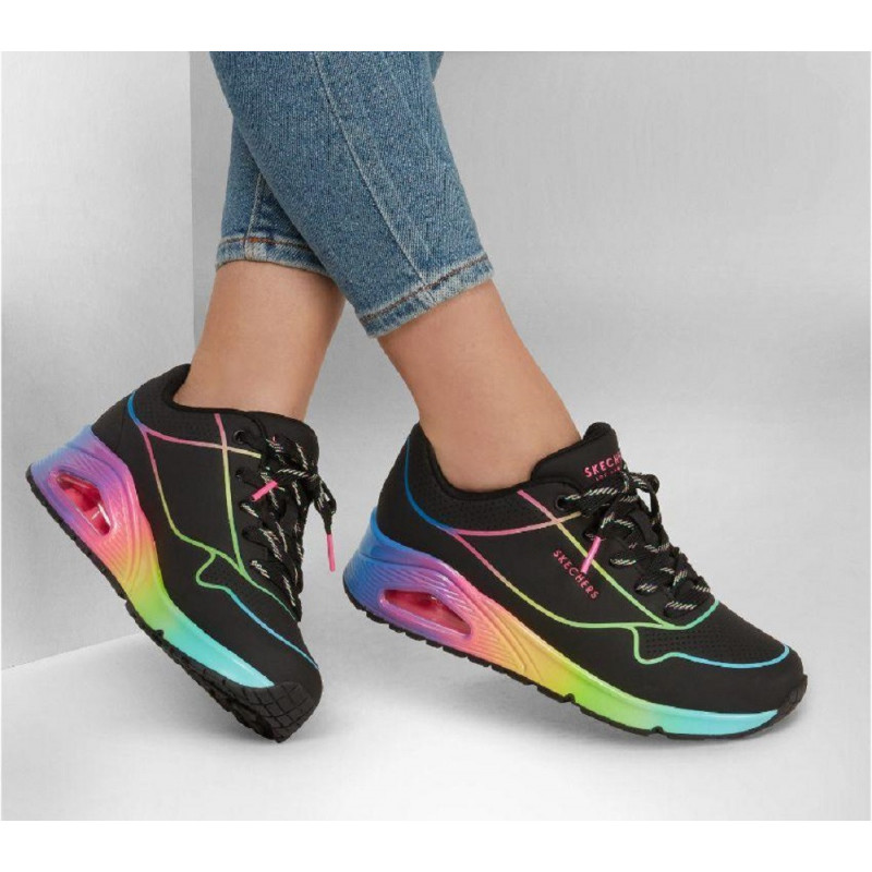 Skechers 155148-BKMT Skechers Uno Pop Of Sunshine Schwarz