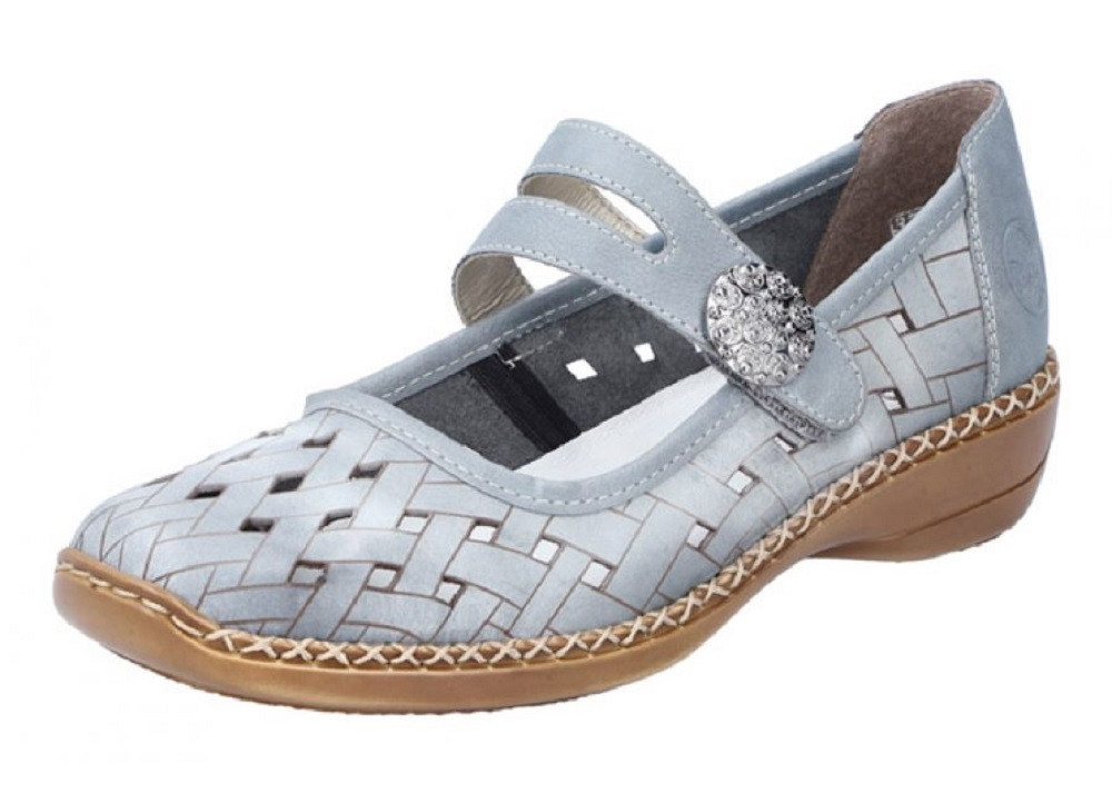 Rieker 41375-12 - Rieker Slipper Blau