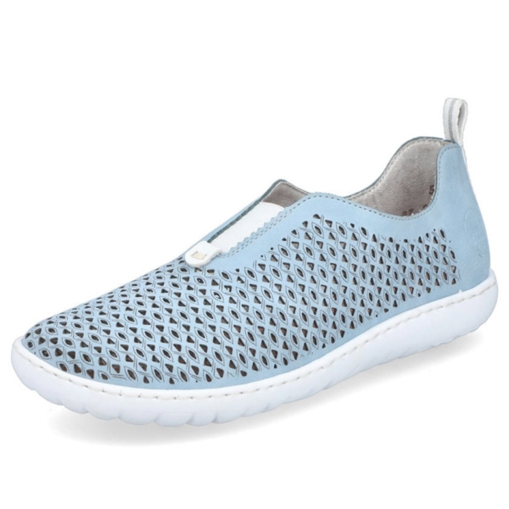 Rieker 52866-10 - Rieker Slipper Blau