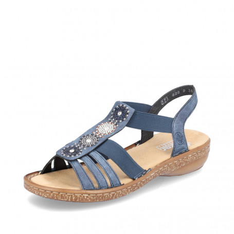 Rieker 628G9-16 - Sandalen (blau)