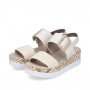 Rieker V3950-61 - Sandalen (beige)