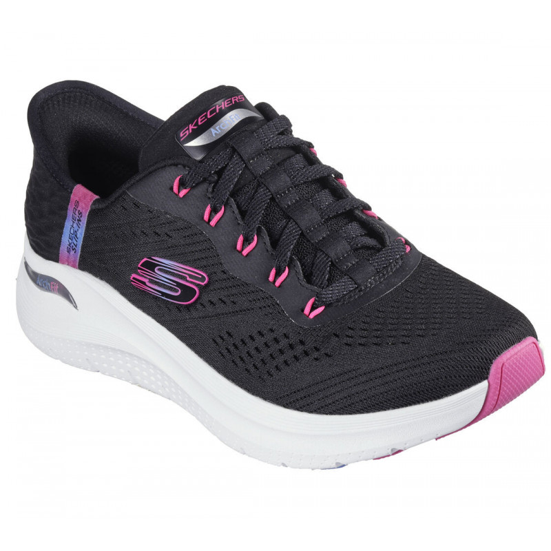 Skechers 150066-BKHP - Skechers Slip-Ins Arch Fitt Easy Chic