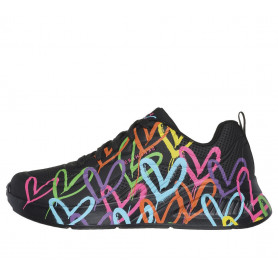 Skechers 177977-BKMT - Skechers Sneaker Schwarz Multi