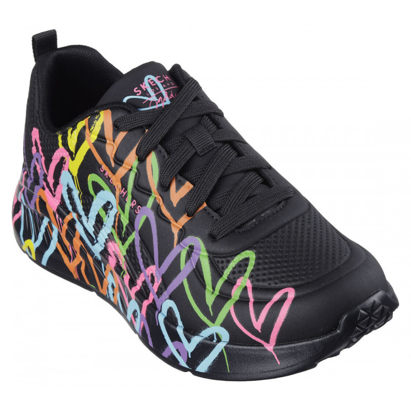 Skechers 177977-BKMT - Skechers Sneaker Schwarz Multi