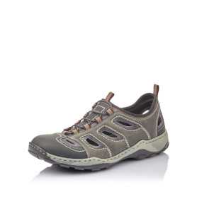 Rieker 08065-02 - Rieker Trekkingschuh Herren Grau