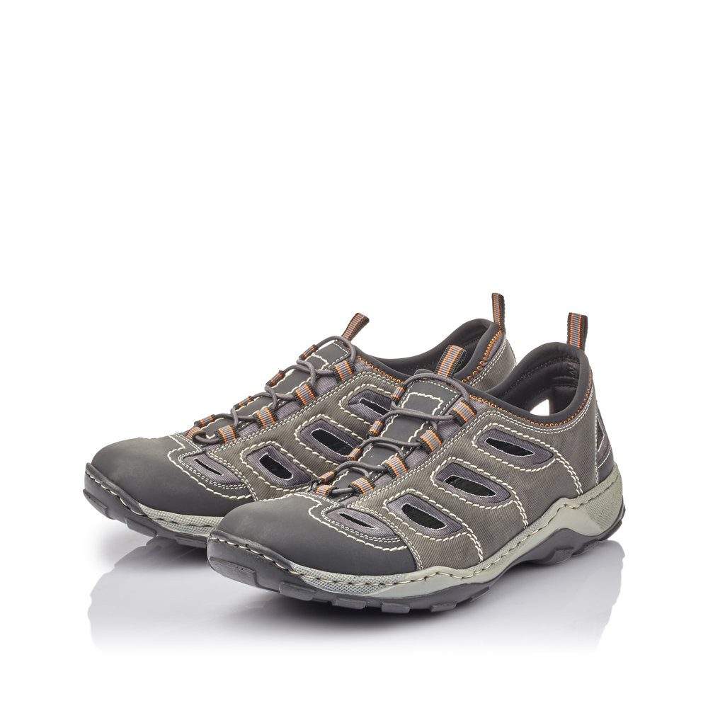Rieker 08065-02 - Rieker Trekkingschuh Herren Grau