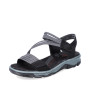 Rieker 68871-00 - Rieker Sandalen Schwarz