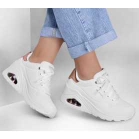 Skechers 177520-WHT - Skechers Uno Sneaker Weiss