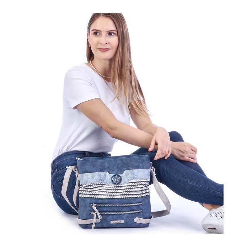 Rieker Umhängetasche Rieker Handtaschen Grau Rieker Taschen Grau