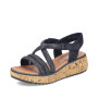 Rieker V1762-00 - Sandalen (Schawarz)