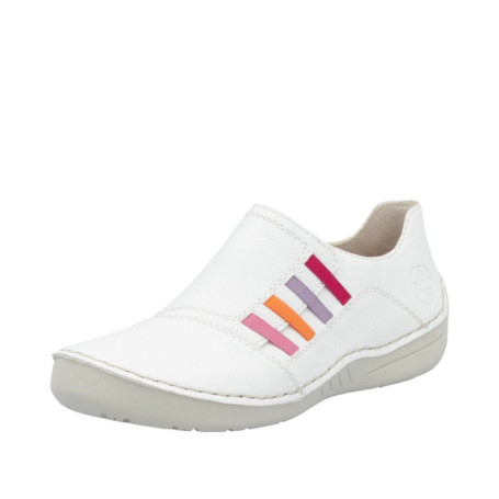Rieker 52560-80 - Slipper (weiss)