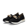 Rieker 58944-00 - Slipper (schwarz-gold)