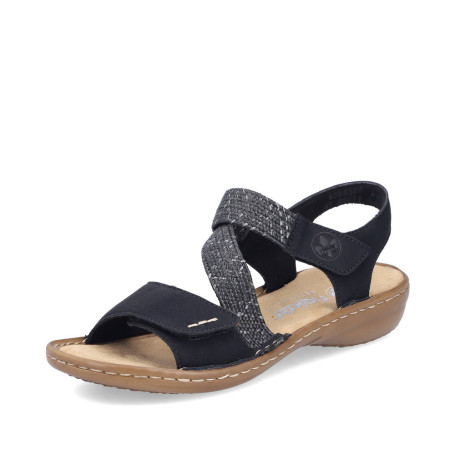 Rieker 60862-00 - Sandalen (schwarz)