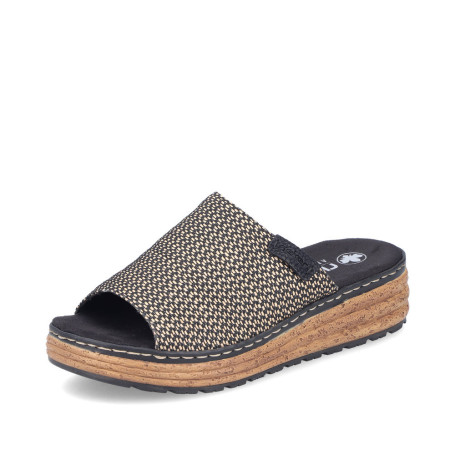 Rieker 62768-90 - Pantoletten (schwarz)