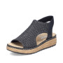 Rieker 62783-00 - Sandalen (schwarz)