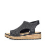 Rieker 62783-00 - Sandalen (schwarz)