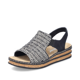 Rieker 62971-00 - Sandalen (schwarz)