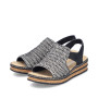Rieker 62971-00 - Sandalen (schwarz)