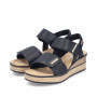 Rieker 63781-00 - Sandalen (schwarz)
