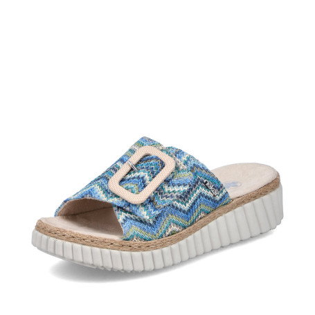 Rieker 69253-90 - Pantoletten (blau)