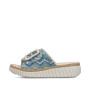 Rieker 69253-90 - Pantoletten (blau)