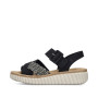 Rieker 69269-00 - Sandalen (schwarz)