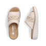 Rieker 69278-60 - Pantoletten (beige)