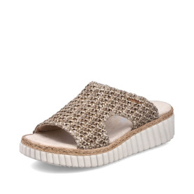 Rieker 69280-60 - Pantoletten (beige)