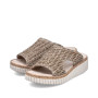 Rieker 69280-60 - Pantoletten (beige)