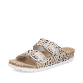 Rieker 69850-61 - Pantoletten (beige)