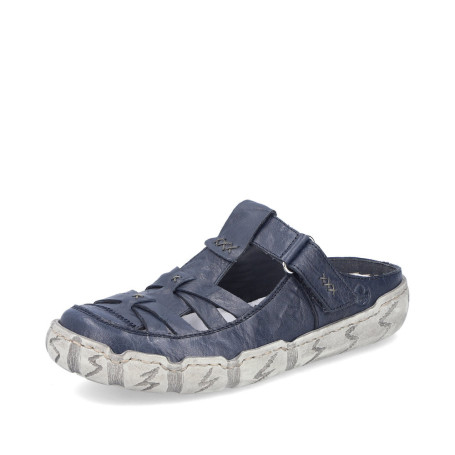 Rieker L0396-14 - Pantoletten (blau)
