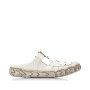 Rieker L0396-80 - Pantoletten (weiss)