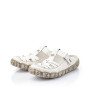 Rieker L0396-80 - Pantoletten (weiss)
