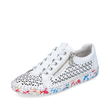 Rieker M2357-80 - Slipper (weiss)