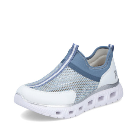 Rieker M6077-10 - Slipper (blau)