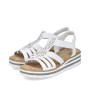Rieker V0240-80 - Sandalen (weiss)