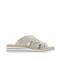 Rieker V0689-63 - Pantoletten (beige)