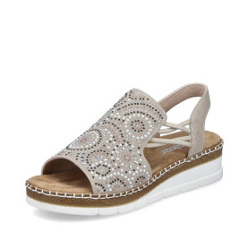 Rieker V1246-62 - Sandalen (beige)