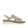 Rieker V1246-62 - Sandalen (beige)