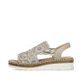 Rieker V1246-62 - Sandalen (beige)