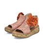 Rieker V1783-90 - Sandaletten (orange)