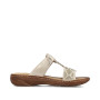 Rieker V2864-60 - Pantoletten (beige)