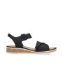 Rieker V3691-00 - Sandalen (schwarz)