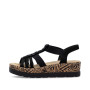 Rieker V3902-00 - Sandalen (schwarz)