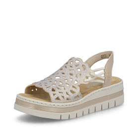 Rieker V4941-60 - Sandaletten (beige)