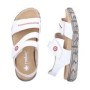 Rieker V5151-80 - Sandalen (weiss)