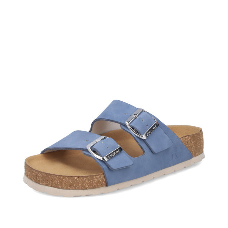 Rieker V6391-14 - Pantoletten (blau)